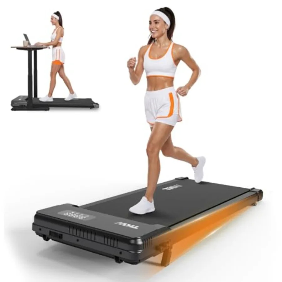 Under desk walking pad treadmill with incline vibration plates and handle bar for home use; steel frame black; 300 lbs capacity
Under desk walking pad treadmill with incline vibration plates and handle bar for home use; steel frame black; 300 lbs capacity