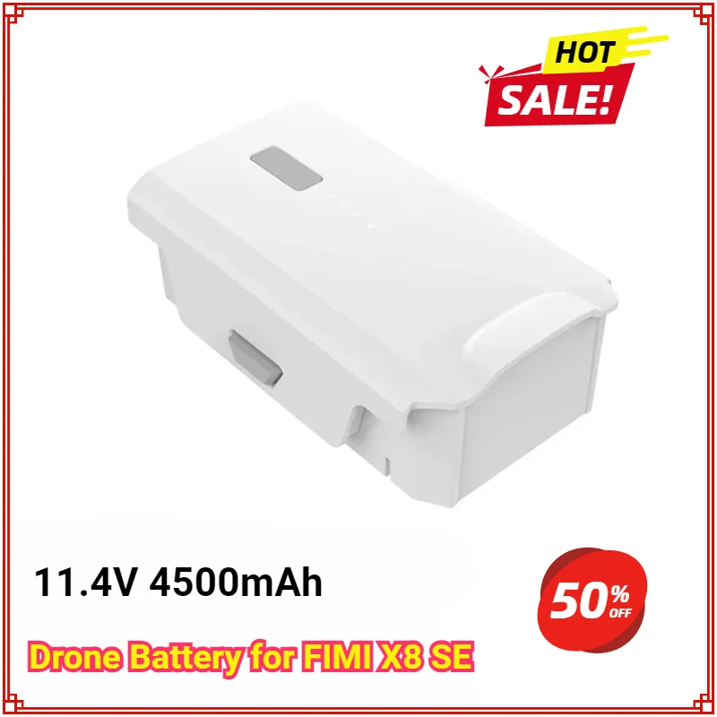 4500mAh for FIMI X8 SE Drone Battery X8 SE Smart RC Quadcopter Spare Parts Battery 11.4V Rechargeable Lipo Battery
4500mAh for FIMI X8 SE Drone Battery X8 SE Smart RC Quadcopter Spare Parts Battery 11.4V Rechargeable Lipo Battery
