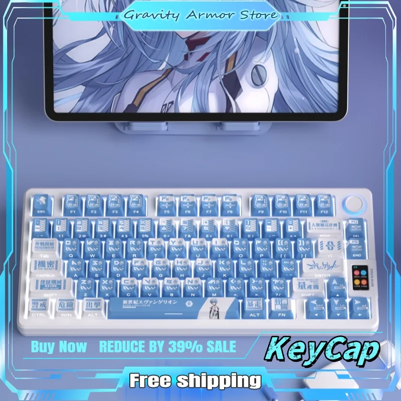 Eva Ayanami Rei Theme Keycaps Cherry Profile Pbt Mechanical Keyboard Game Cartoon Cute Gift Collection Anime Peripherals Keycaps
Eva Ayanami Rei Theme Keycaps Cherry Profile Pbt Mechanical Keyboard Game Cartoon Cute Gift Collection Anime Peripherals Keycaps
