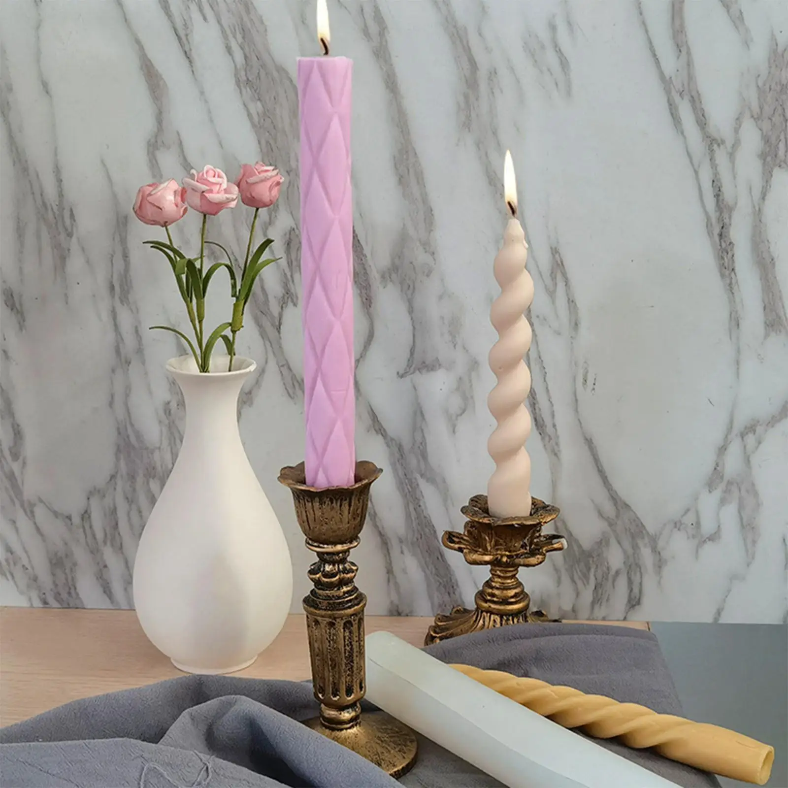 Silicone Epoxy Resin Casting Craft Candle Making Handmade Candle Craft Decorative Plaster Decoration
Silicone Epoxy Resin Casting Craft Candle Making Handmade Candle Craft Decorative Plaster Decoration