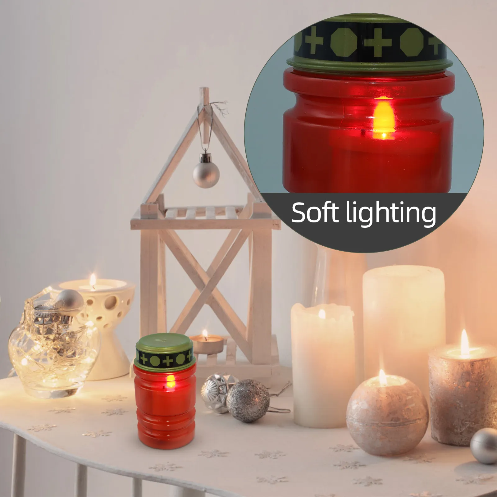 Flameless Red LED Cross with Jesus Symbol for Church Cemetery Grave Decor Outdoor Garden Courtyard Memorial Spiritual
Flameless Red LED Cross with Jesus Symbol for Church Cemetery Grave Decor Outdoor Garden Courtyard Memorial Spiritual