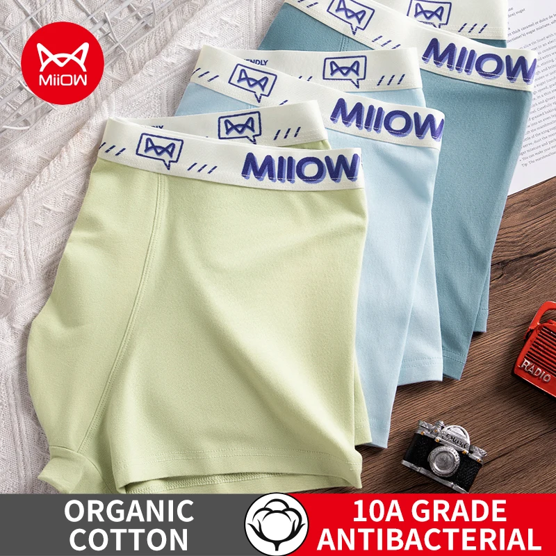MiiOW, 3 шт., хлопковые мужские трусы-боксеры 10A, антибактериальные, с мягкой шелковистой дышащей вставкой, мужские трусы-боксеры
MiiOW, 3 шт., хлопковые мужские трусы-боксеры 10A, антибактериальные, с мягкой шелковистой дышащей вставкой, мужские трусы-боксеры