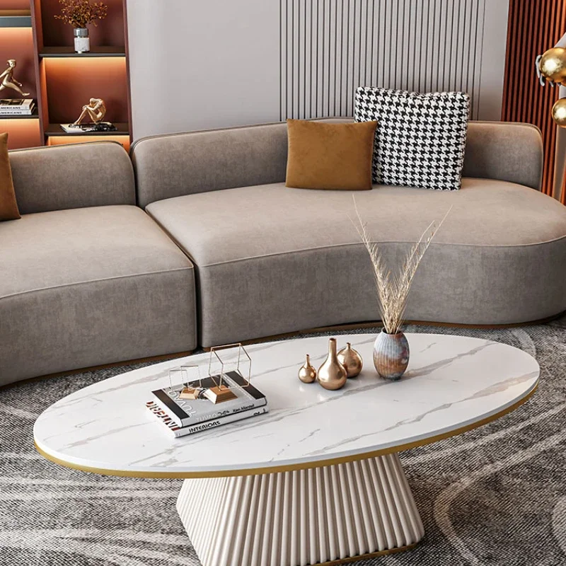 Light Luxury Hotel Sample Room Tea Table Modern Living Room Home Oval Stone Plate Coffee Table
Light Luxury Hotel Sample Room Tea Table Modern Living Room Home Oval Stone Plate Coffee Table
