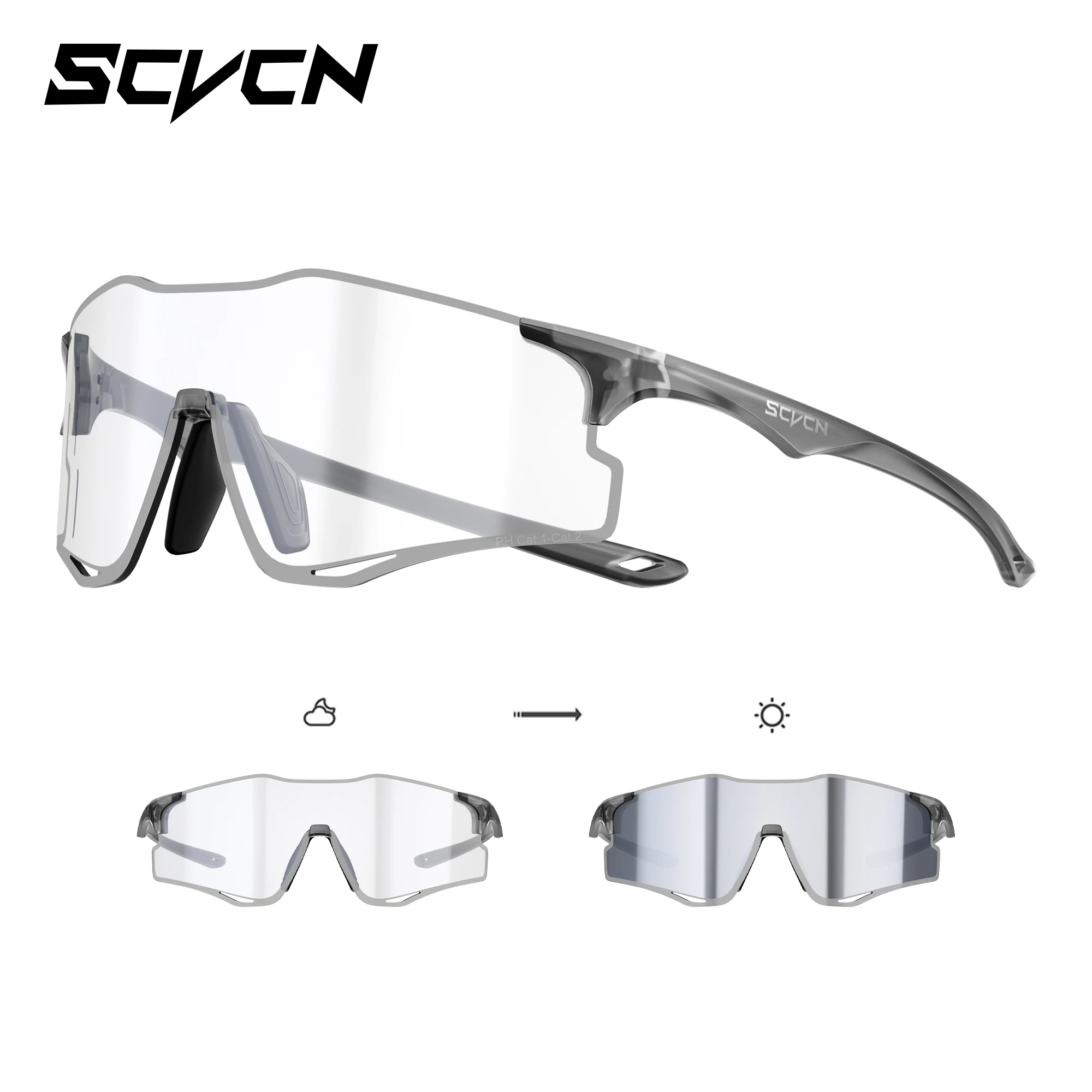 SCVCN Hot Photochromic Running Sunglasses UV400 Women Men Windproof Outdoor Sports Eyewear MTB Road Bike Hiking Cycling Goggles
SCVCN Hot Photochromic Running Sunglasses UV400 Women Men Windproof Outdoor Sports Eyewear MTB Road Bike Hiking Cycling Goggles