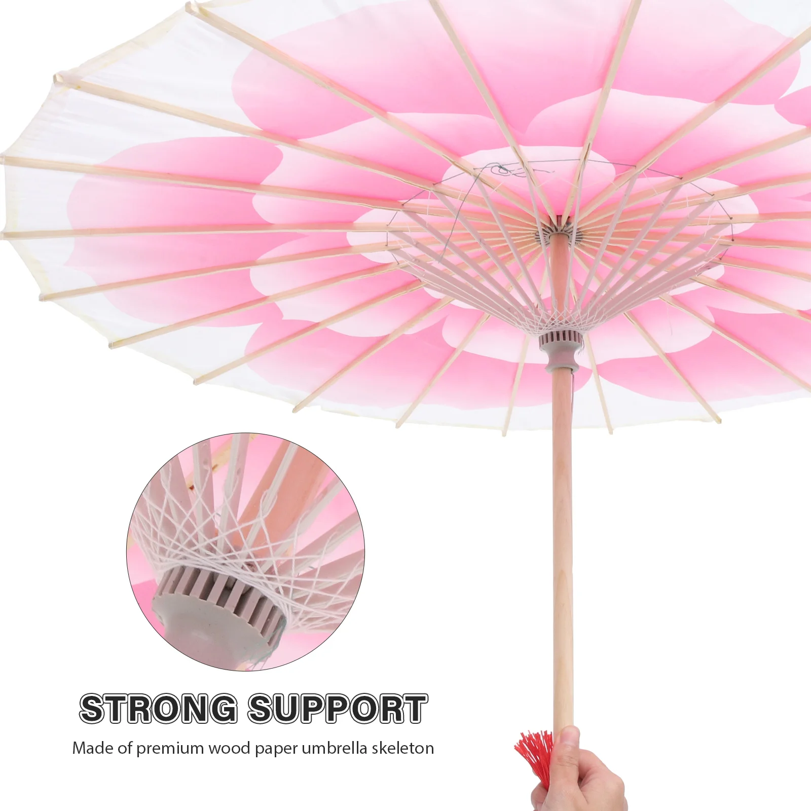 Oil Paper Umbrella Chinese Style Handmade Silk Waterproof Durable Traditional Restaurant Decor Photography Prop
Oil Paper Umbrella Chinese Style Handmade Silk Waterproof Durable Traditional Restaurant Decor Photography Prop