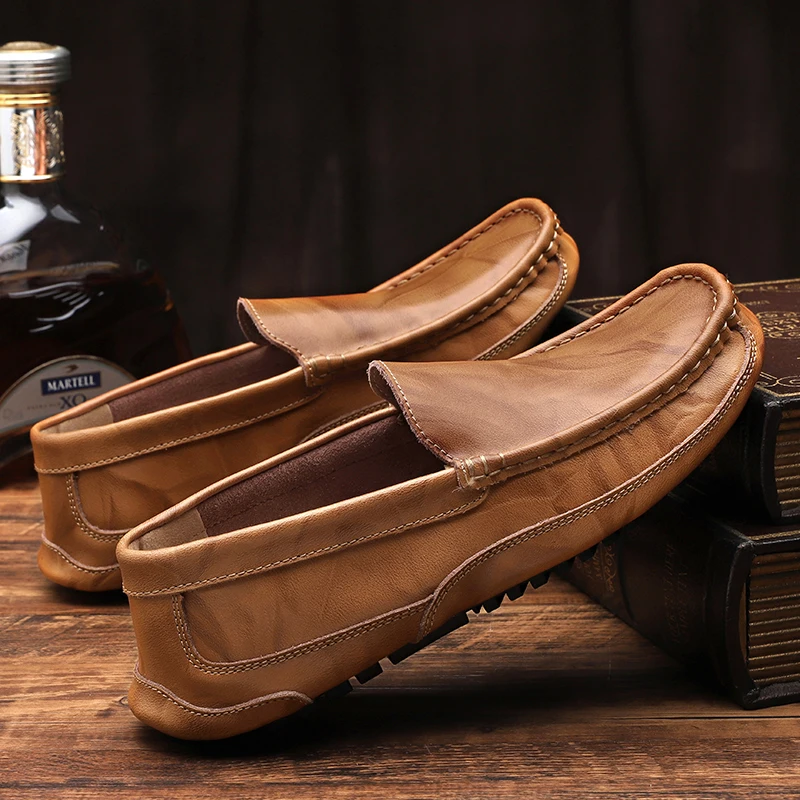 YRZL Men's Loafers Casual Shoes PU Leather Slip On Breathable Moccasins Lightweight Comfortable Size 38-48 Men Boat Loafers
YRZL Men's Loafers Casual Shoes PU Leather Slip On Breathable Moccasins Lightweight Comfortable Size 38-48 Men Boat Loafers