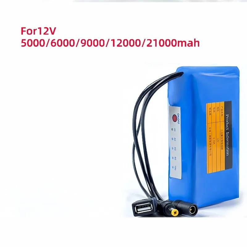 For12V5000mah Polymer Lithium Battery Large Capacity Rechargeable Outdoor LED Light with Audio Billboard Headlight Sprayer
For12V5000mah Polymer Lithium Battery Large Capacity Rechargeable Outdoor LED Light with Audio Billboard Headlight Sprayer