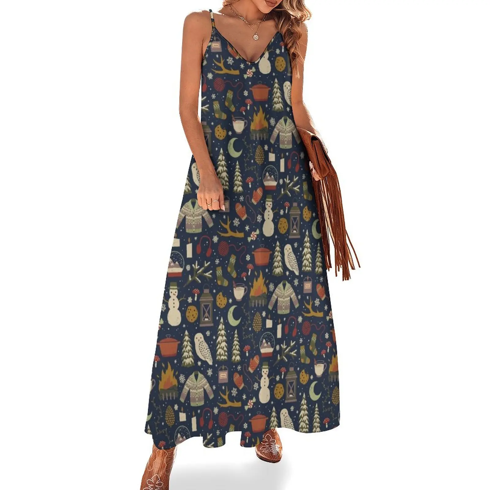 Winter Nights Sleeveless Long Dress summer woman dress 2025 wedding dresses for parties clothes for women Dress
Winter Nights Sleeveless Long Dress summer woman dress 2025 wedding dresses for parties clothes for women Dress