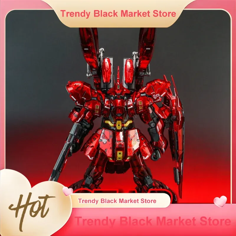 RG 1/144 Electroplated Translucent Fukuoka Sazabi Assembly Model Kit Action Figure With Crab Claw Water Slide Decals Boy Toy
RG 1/144 Electroplated Translucent Fukuoka Sazabi Assembly Model Kit Action Figure With Crab Claw Water Slide Decals Boy Toy