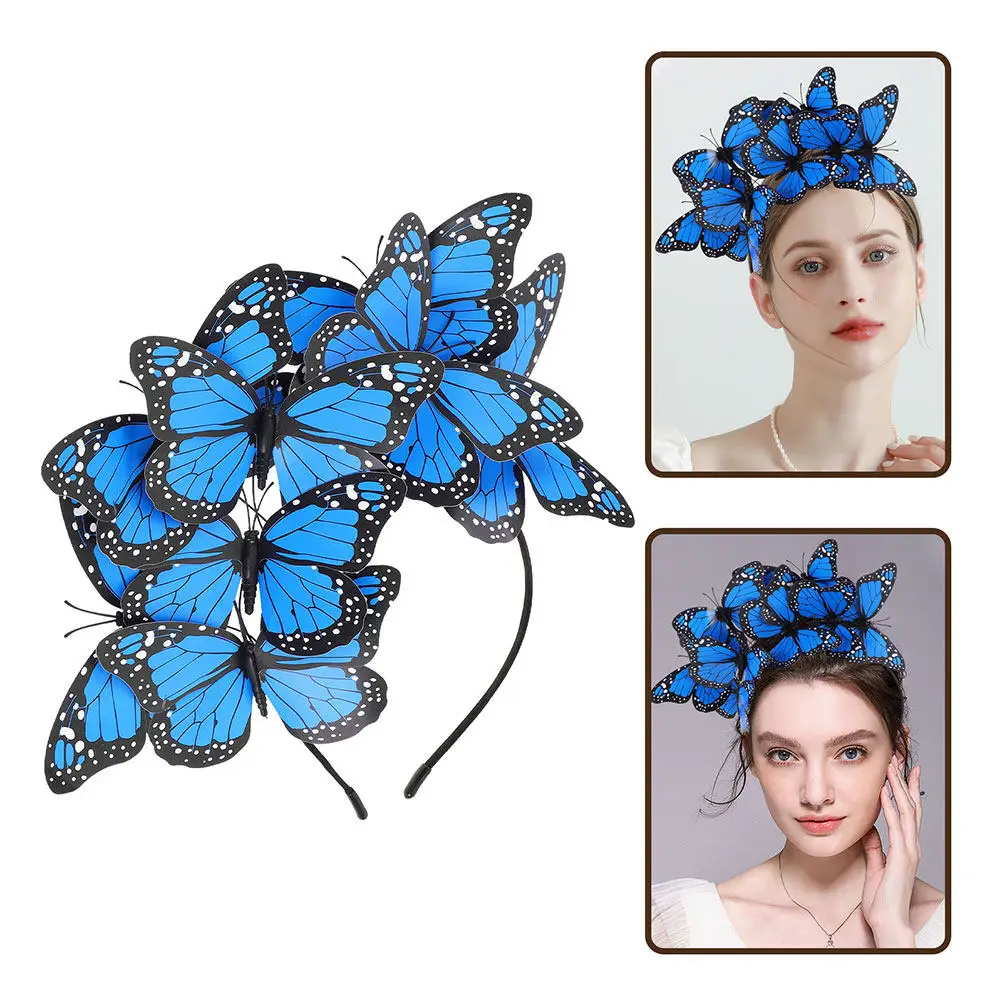 2Pcs Butterfly Headband for Women Elegant Hair Accessory Fashion Decorative Headband Party Tea Gathering Festival Photo
2Pcs Butterfly Headband for Women Elegant Hair Accessory Fashion Decorative Headband Party Tea Gathering Festival Photo