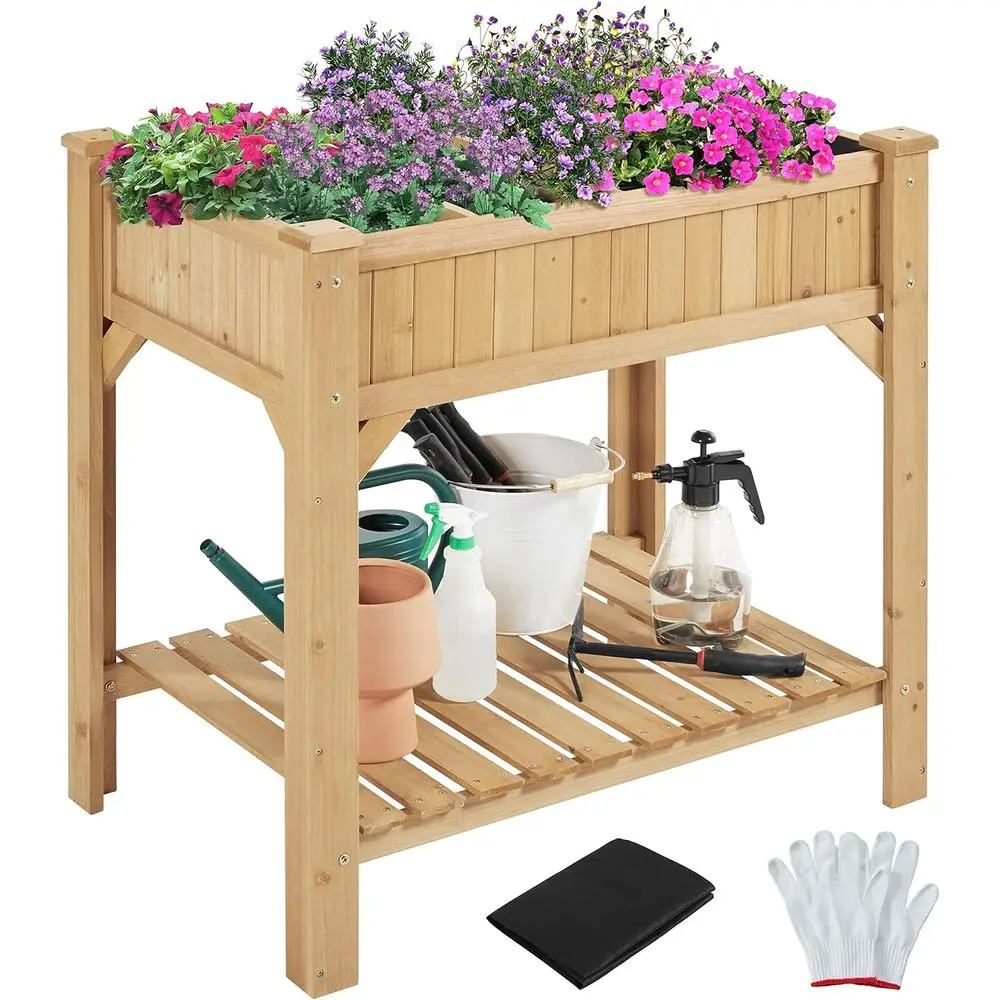 36 Tall x 25 Wide x 37 Long Elevated Garden Bed for 8 Herbs, Vegetables, and Plants - Outdoor Standing Planters with Grow Grid
36 Tall x 25 Wide x 37 Long Elevated Garden Bed for 8 Herbs, Vegetables, and Plants - Outdoor Standing Planters with Grow Grid
