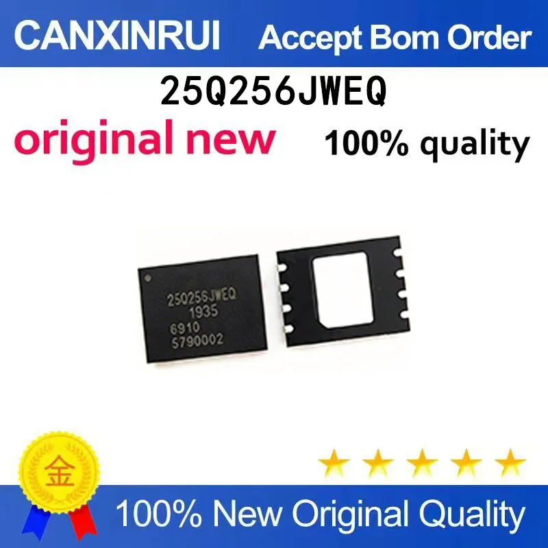 (5-100 pieces)Brand new W25Q256JWEIQ 25Q256JWEQ 32Mb 1.8V QFN8
(5-100 pieces)Brand new W25Q256JWEIQ 25Q256JWEQ 32Mb 1.8V QFN8