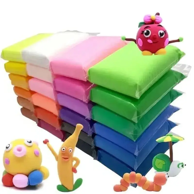 Air Dry Clay Ultra-light Magic Modeling Clay Mud Non-toxic Plasticine DIY Craft Children's Play Dough Set for Kids Birthday Gift
Air Dry Clay Ultra-light Magic Modeling Clay Mud Non-toxic Plasticine DIY Craft Children's Play Dough Set for Kids Birthday Gift