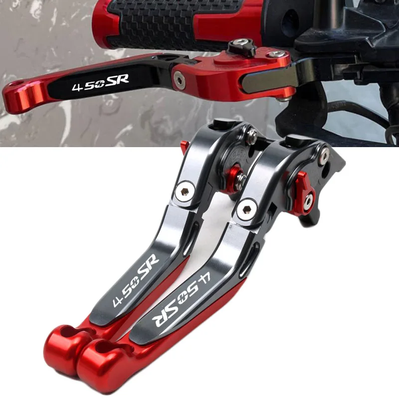 Motorcycle Accessories CNC Aluminum Folding Extendable Brake Clutch Lever For 450SR 450 SR 2022
Motorcycle Accessories CNC Aluminum Folding Extendable Brake Clutch Lever For 450SR 450 SR 2022