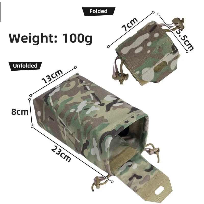 Multi-purpose mini IDOGEAR tactical foldable recycling bag dump bag MOLLE drop bag
Multi-purpose mini IDOGEAR tactical foldable recycling bag dump bag MOLLE drop bag