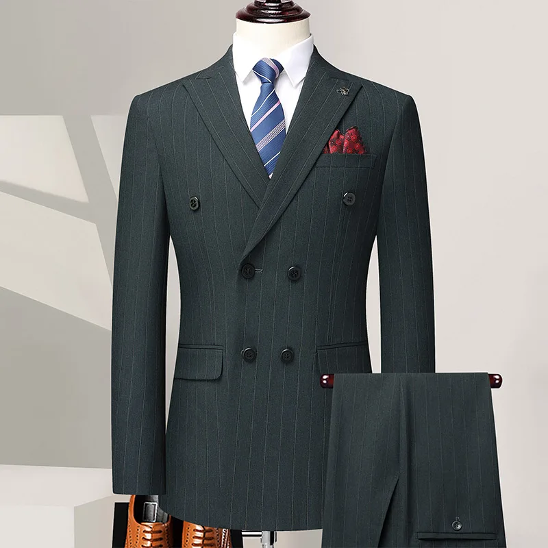 2023 Men's (suit + trousers) high quality fashion business handsome trend all match fine knot wedding slim-fit split 2-piece set
2023 Men's (suit + trousers) high quality fashion business handsome trend all match fine knot wedding slim-fit split 2-piece set