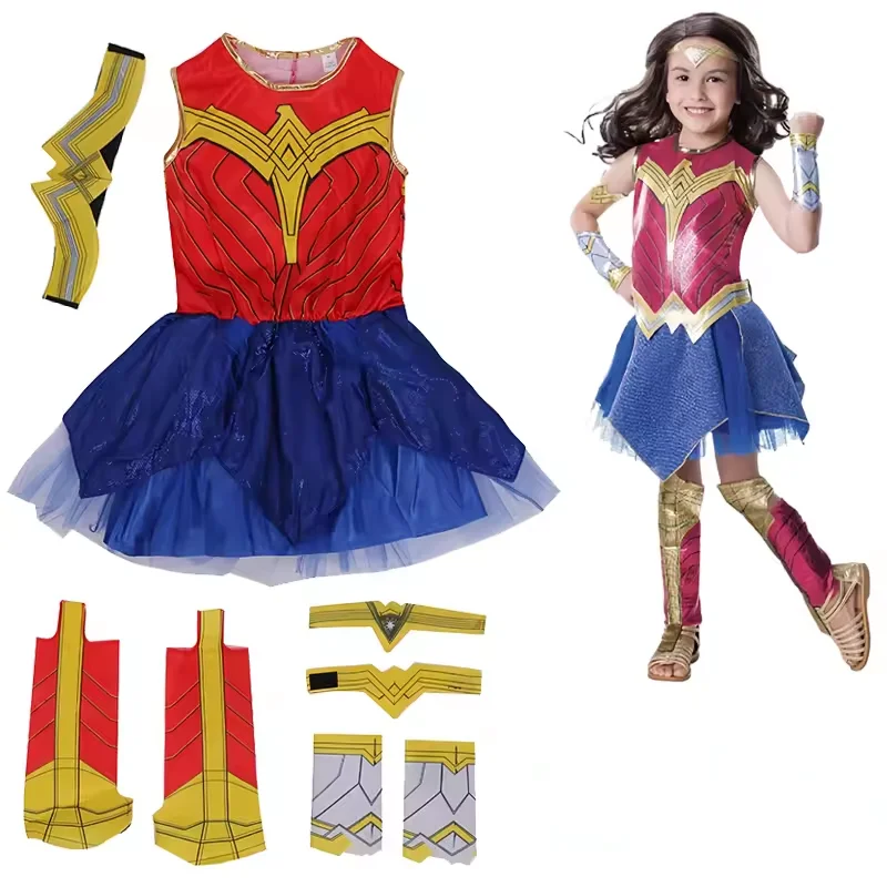 Halloween Fantasia Wonder Woman Cosplay Dresses Superhero Fancy Dress Women's Costume Party Cosplay Costumes
Halloween Fantasia Wonder Woman Cosplay Dresses Superhero Fancy Dress Women's Costume Party Cosplay Costumes