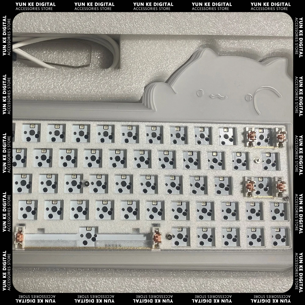 Cat Kits Single mode Mini Keyboard Low Delay Kit Acrylic Left Shift Hot Swap Custom Gaming Keyboard 64Keys RGB Backlight Mac
Cat Kits Single mode Mini Keyboard Low Delay Kit Acrylic Left Shift Hot Swap Custom Gaming Keyboard 64Keys RGB Backlight Mac