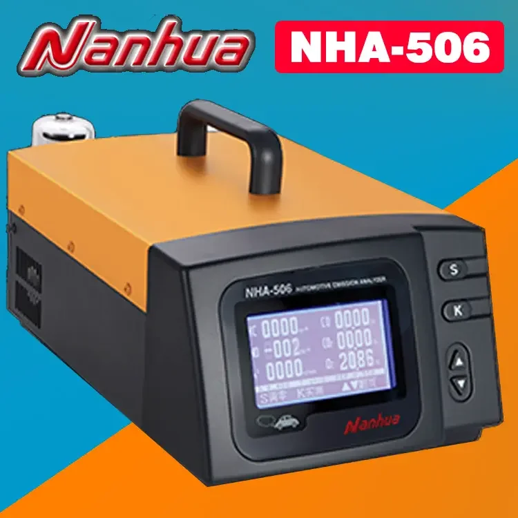 NHA506 Portable Automotive Exhaust Gas Analyzer HCON Concentration Universal Emission Detector NHA-506
NHA506 Portable Automotive Exhaust Gas Analyzer HCON Concentration Universal Emission Detector NHA-506