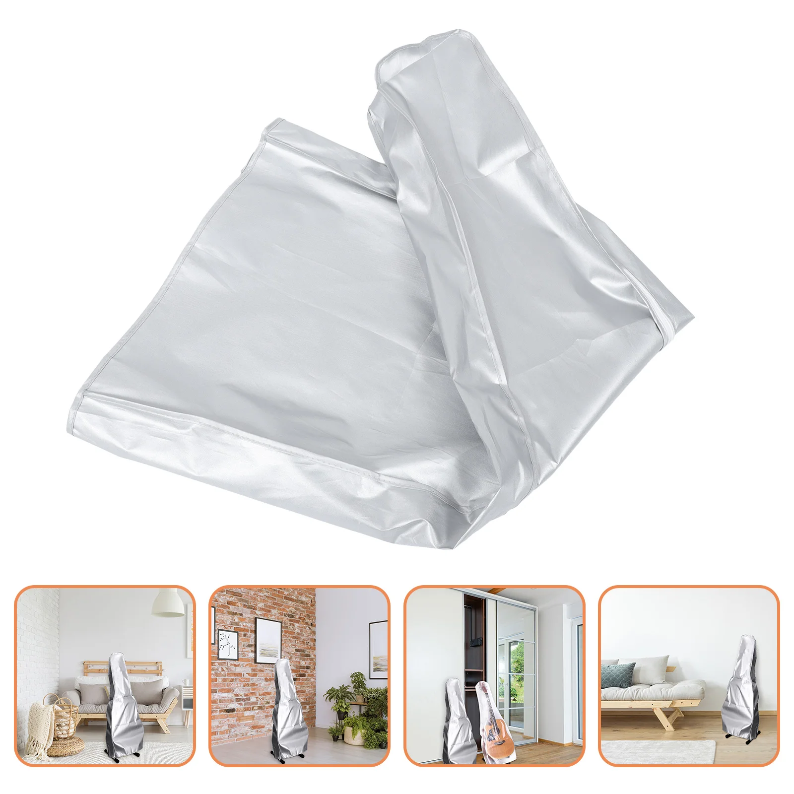 Silver Pastebrushing Guitar Cover Waterproof Bass Protective Instrument Protector Dust Useful Coated Cloth Dustproof Case
Silver Pastebrushing Guitar Cover Waterproof Bass Protective Instrument Protector Dust Useful Coated Cloth Dustproof Case