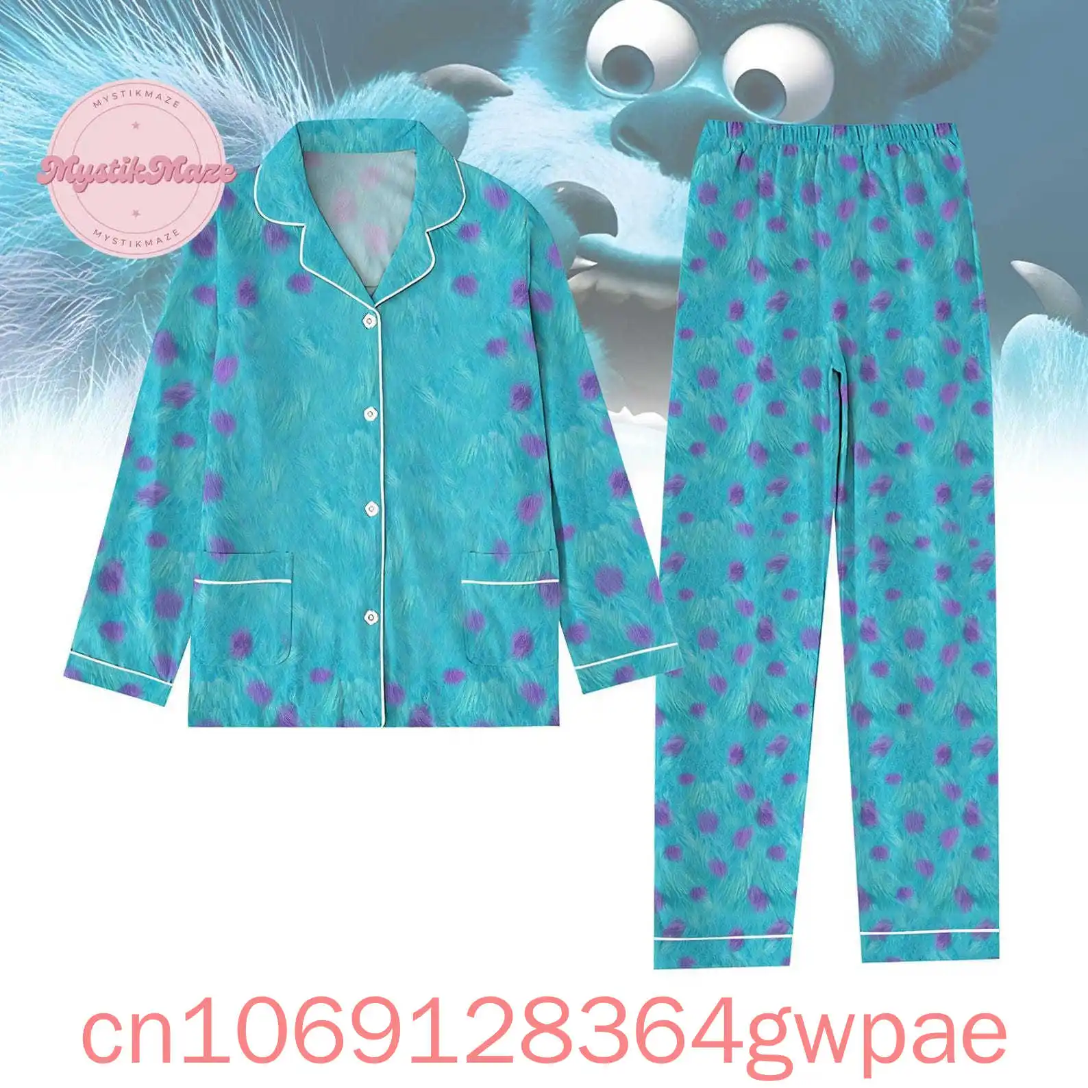 2025 Disney Monsters Inc Pajamas Set 3D Print Cartoon Casual Men's Women's Long Sleeve Shirt Pajama Two Piece Home Wear Suit
2025 Disney Monsters Inc Pajamas Set 3D Print Cartoon Casual Men's Women's Long Sleeve Shirt Pajama Two Piece Home Wear Suit