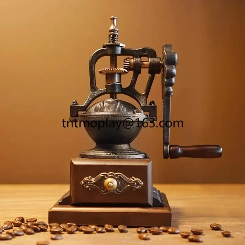 Exquisite hand cranked coffee beans and grinder
Exquisite hand cranked coffee beans and grinder
