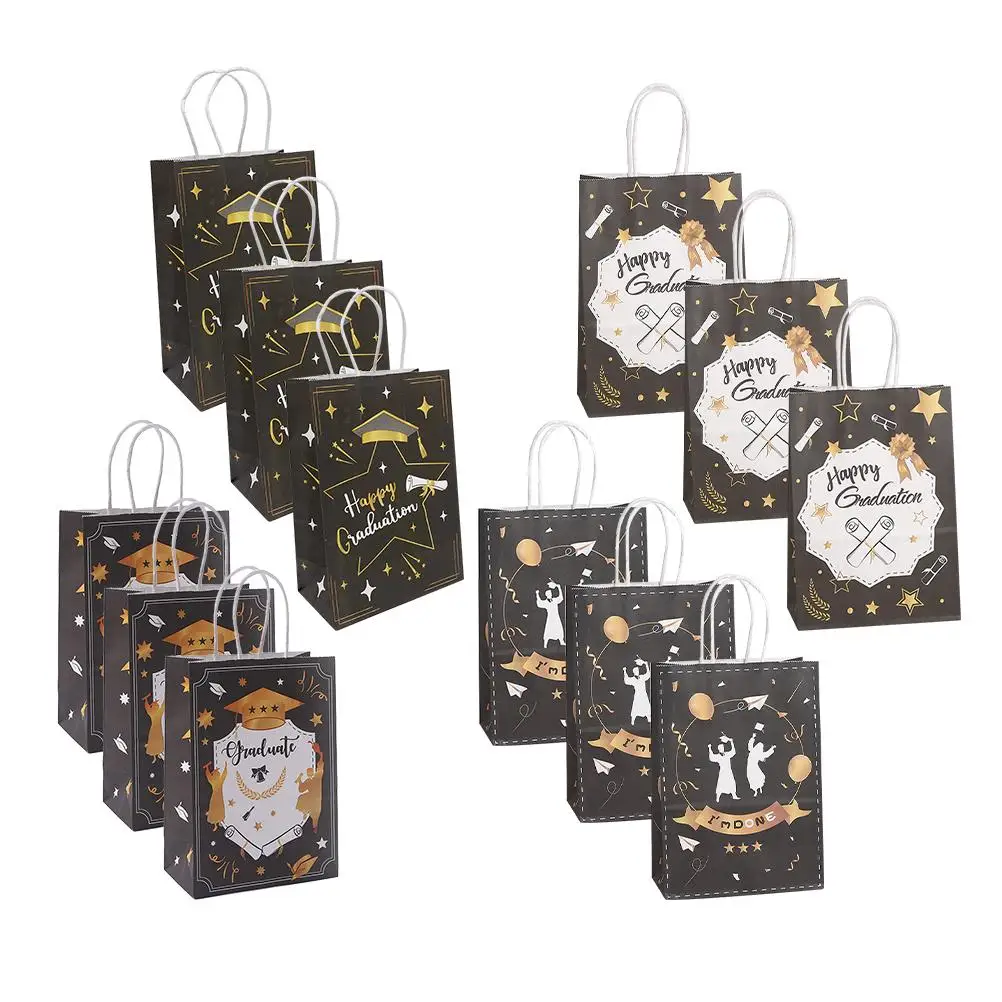 12 Pcs Graduation Handbags Gift Bags Candy Paper Wrapping Large Decorative Multifunction Party Favors Handheld Stable Practical
12 Pcs Graduation Handbags Gift Bags Candy Paper Wrapping Large Decorative Multifunction Party Favors Handheld Stable Practical