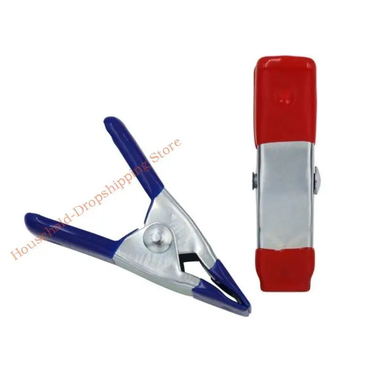 85AD 10Pcs Metal Spring Clamps 2 Inch Plastic Handle Clip Spring Clamps Soft Plastic Tips Grip Woodworking Grip Powerful Tool
85AD 10Pcs Metal Spring Clamps 2 Inch Plastic Handle Clip Spring Clamps Soft Plastic Tips Grip Woodworking Grip Powerful Tool