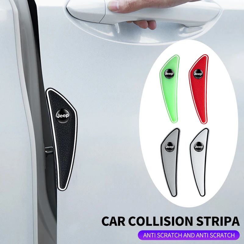 4pcs Car Door Bumper Strip Protection Strip For Jeep Wrangler Grand Cherokee Compass Wagoneer Gladiator Avenger JK Accessories
4pcs Car Door Bumper Strip Protection Strip For Jeep Wrangler Grand Cherokee Compass Wagoneer Gladiator Avenger JK Accessories