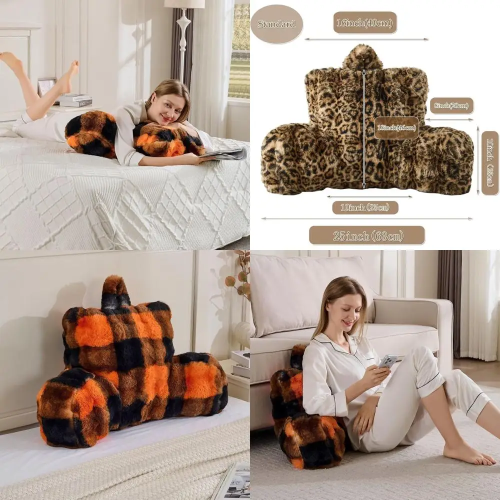 Большая бархатная подушка-клиновой кровать с сетчатым принтом для поддержки спины и комфорта сидения, 18 дюймов, оранжевый и черный
Большая бархатная подушка-клиновой кровать с сетчатым принтом для поддержки спины и комфорта сидения, 18 дюймов, оранжевый и черный