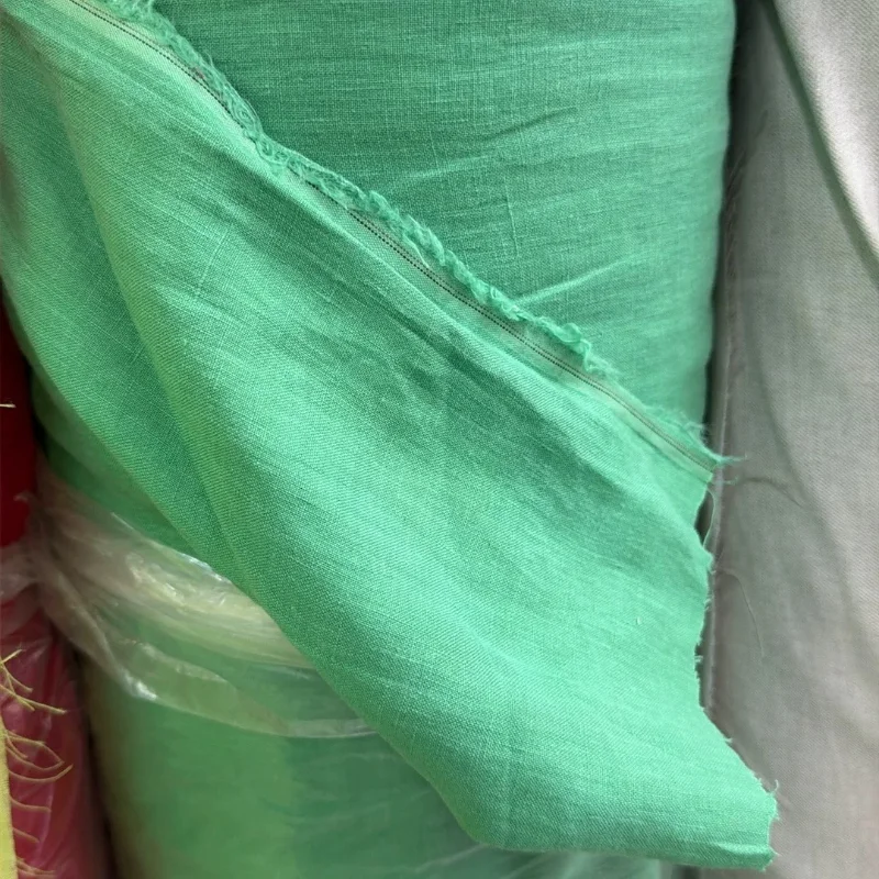 Pure Linen Light Green Soft Lightweight Breathable Fabric Shirt Pants Dress Handmade DIY Sewing Craft Material Spring Summer
Pure Linen Light Green Soft Lightweight Breathable Fabric Shirt Pants Dress Handmade DIY Sewing Craft Material Spring Summer