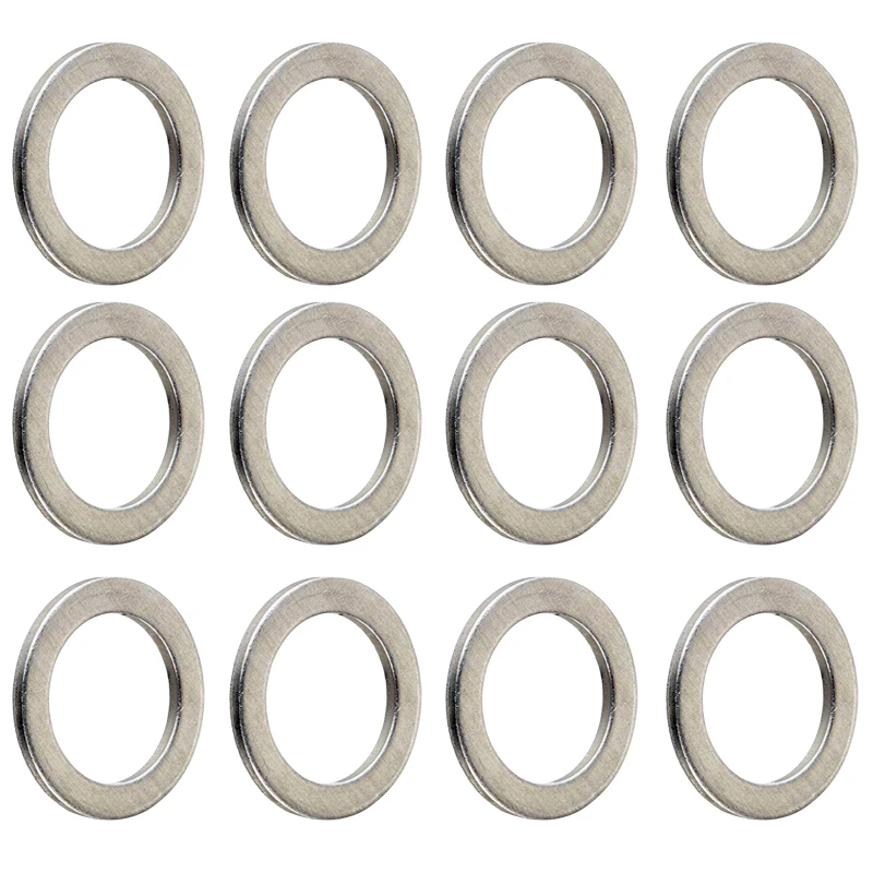 12Pcs 18mm Transmission Fluid and Rear Differential Oil Drain Plug Washer Gasket Seal 90471-PX4-000 Compatible With Honda Accord
12Pcs 18mm Transmission Fluid and Rear Differential Oil Drain Plug Washer Gasket Seal 90471-PX4-000 Compatible With Honda Accord
