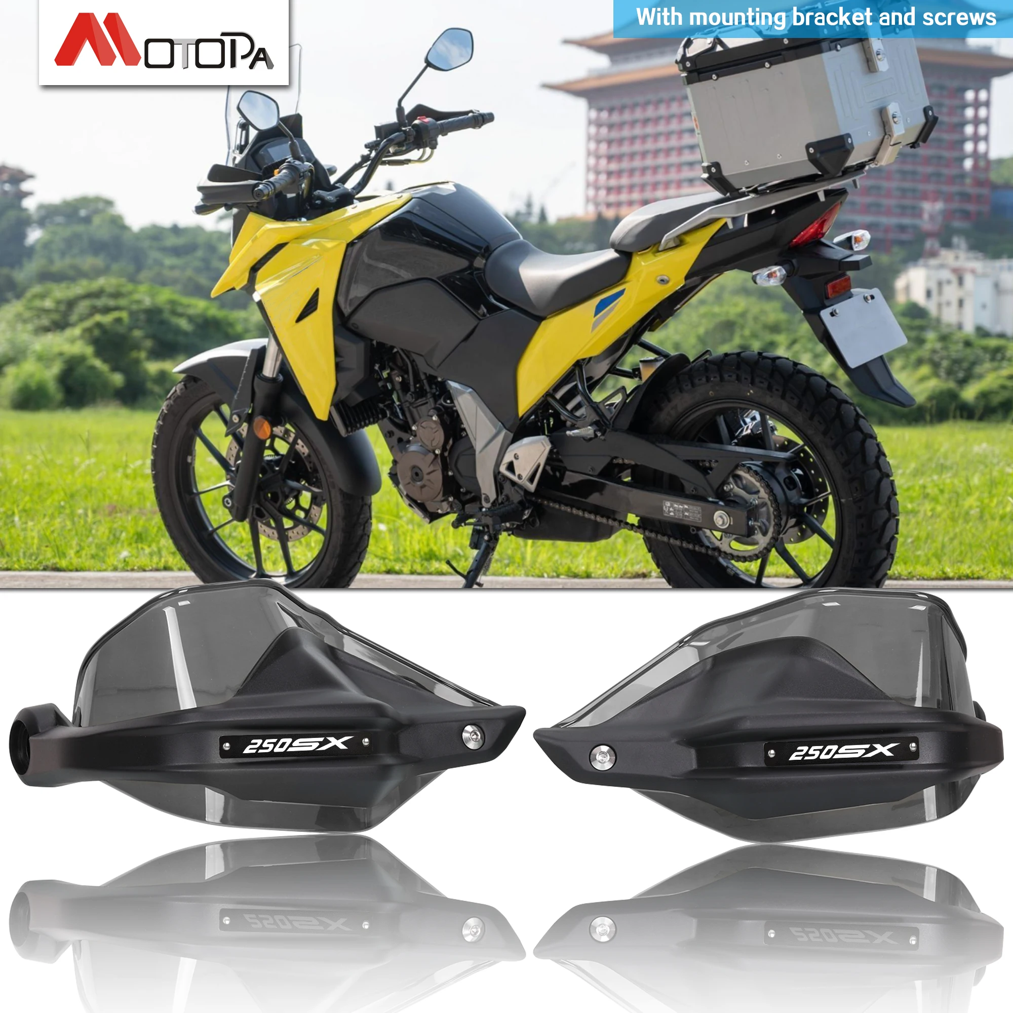 Для V-STROM 250SX 2022-2025 MOTOPA специальная защита для рук мотоцикла для 250SX поручни защита руля лобовое стекло
Для V-STROM 250SX 2022-2025 MOTOPA специальная защита для рук мотоцикла для 250SX поручни защита руля лобовое стекло