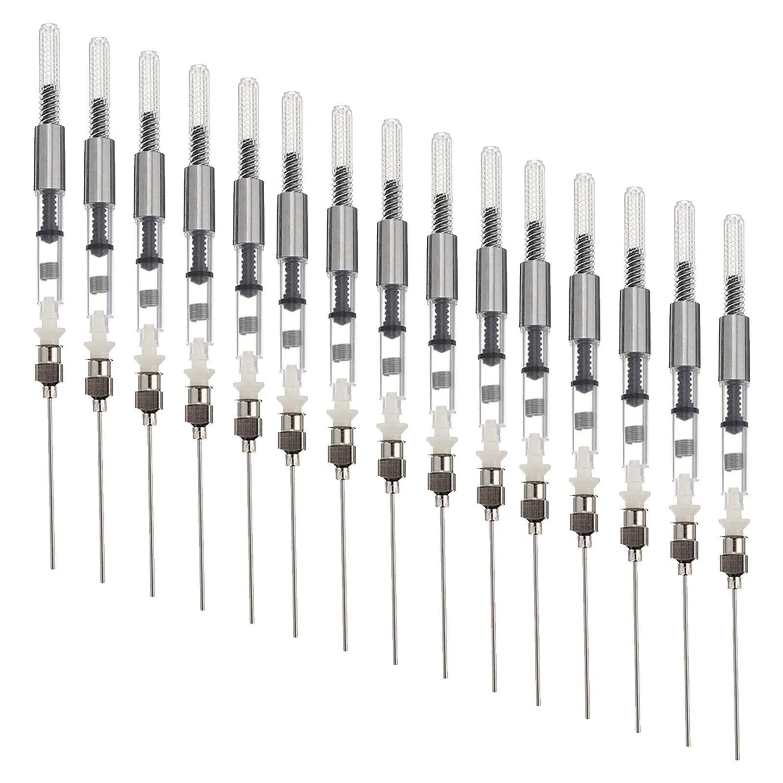 15Pcs Fountain Pen Ink Syringe Filler Screw in Converter 3.4mm Diameter Reusable Precise Ink Refilling Accessory
15Pcs Fountain Pen Ink Syringe Filler Screw in Converter 3.4mm Diameter Reusable Precise Ink Refilling Accessory