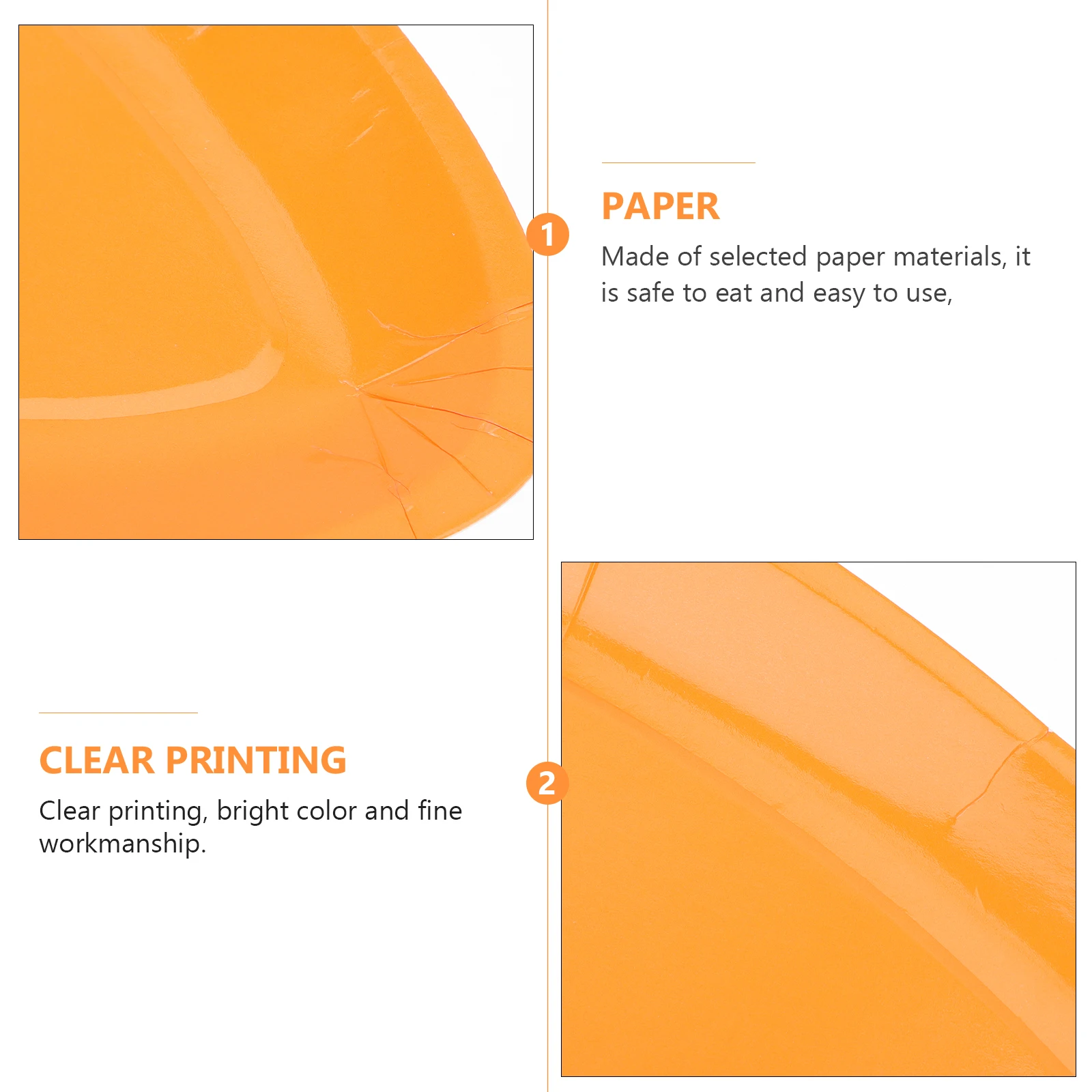 16 Pcs Disposable Carrot Plates Tray Eating Plate Party Picnic Supplies Home Use Orange Disposable Paper Color
16 Pcs Disposable Carrot Plates Tray Eating Plate Party Picnic Supplies Home Use Orange Disposable Paper Color