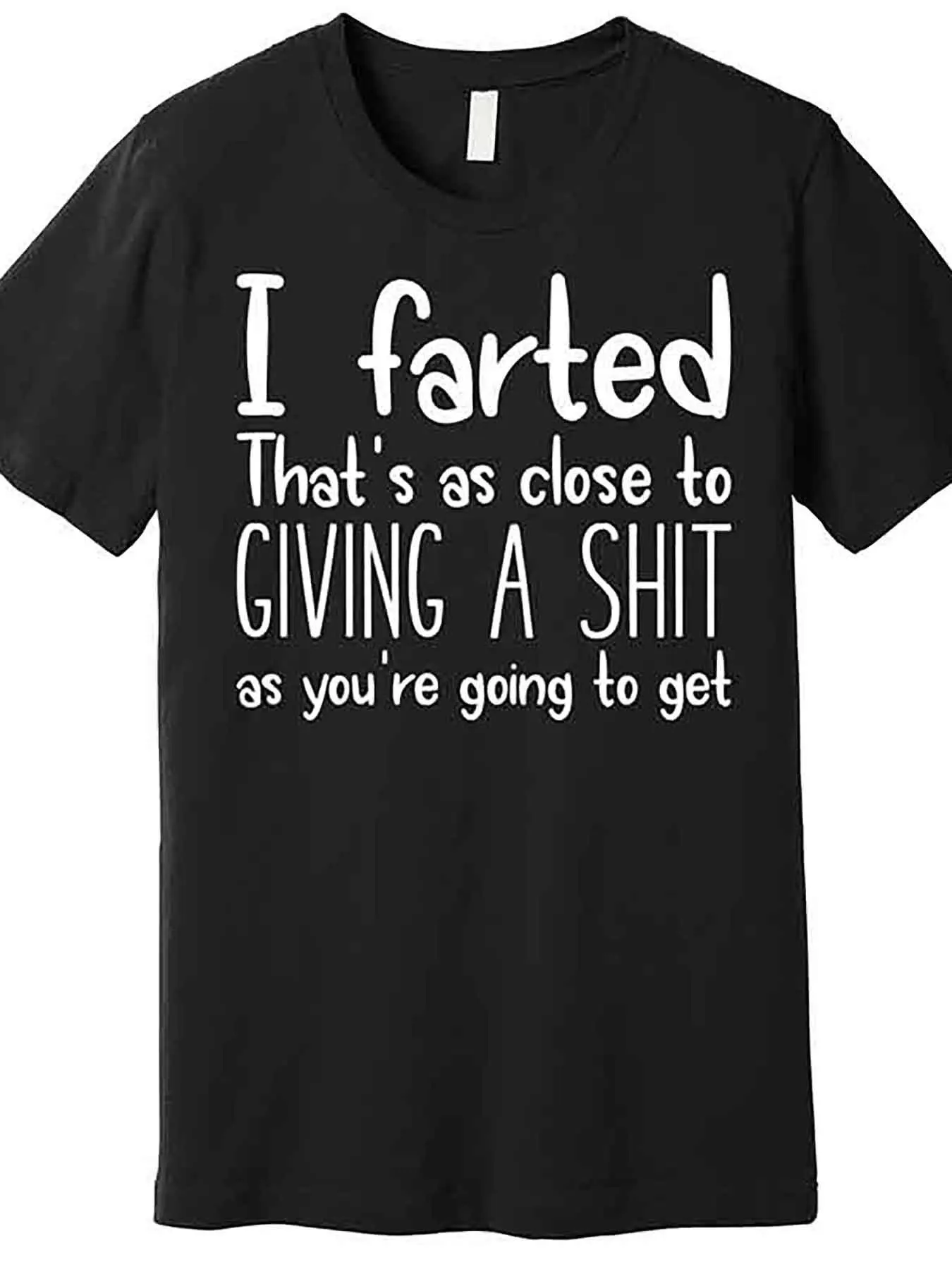1 men's "I farted" letter-printed crew neck short-sleeved T-shirt pure cotton summer casual streetwear
1 men's "I farted" letter-printed crew neck short-sleeved T-shirt pure cotton summer casual streetwear