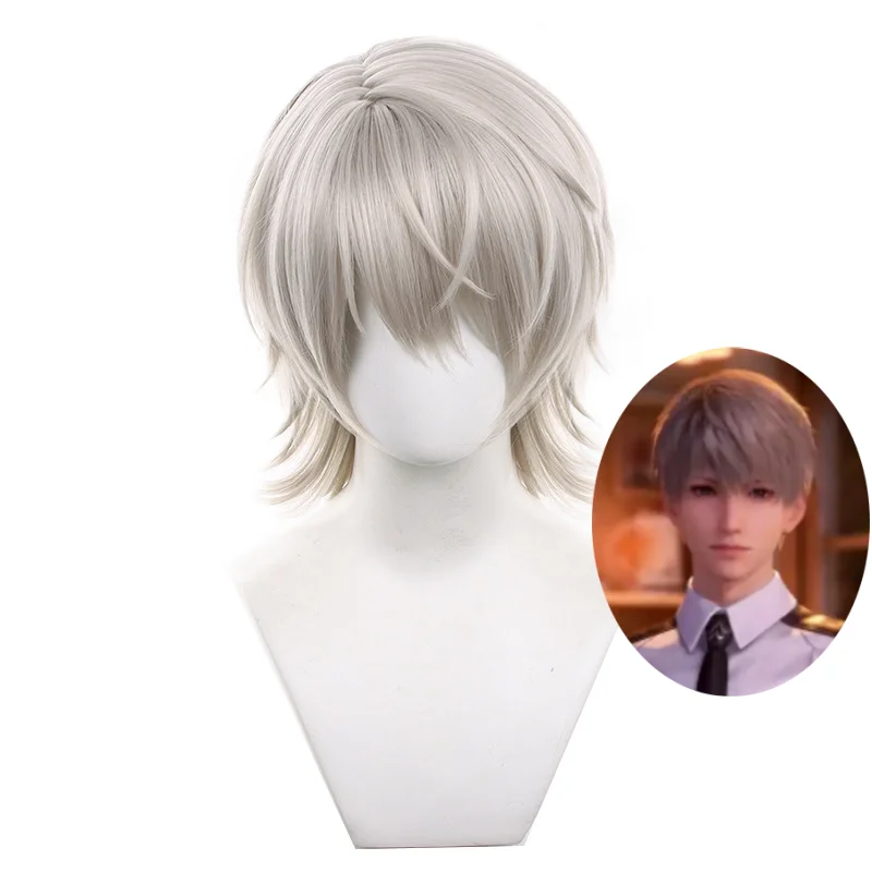 Xavier Game Love and Deepspace Cosplay Short Grey Gray Hair Wigs Heat Resistant Kanekalon Synthetic Hair Halloween Theme Wig Cap
Xavier Game Love and Deepspace Cosplay Short Grey Gray Hair Wigs Heat Resistant Kanekalon Synthetic Hair Halloween Theme Wig Cap