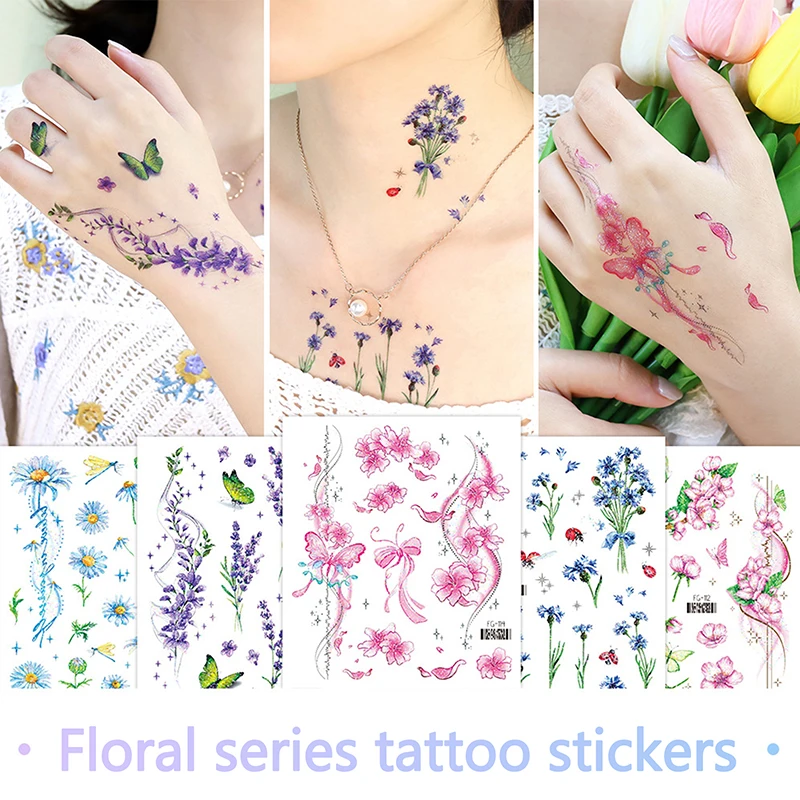 Flower Tattoos For Women Waterproof Colorful Flower Tattoo Stickers Temporary Rose Tattoos Decorations
Flower Tattoos For Women Waterproof Colorful Flower Tattoo Stickers Temporary Rose Tattoos Decorations