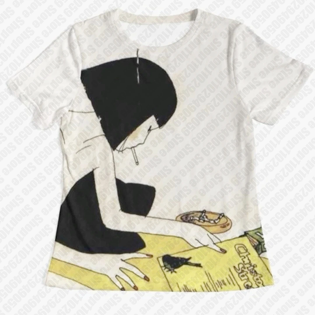 Harajuku Aesthetic Gothic Graphic T-shirts Vintage Crop Tops Women Clothes T-shirt Y2k Style Clothes Baby Tees 2000s Emo Girls
Harajuku Aesthetic Gothic Graphic T-shirts Vintage Crop Tops Women Clothes T-shirt Y2k Style Clothes Baby Tees 2000s Emo Girls