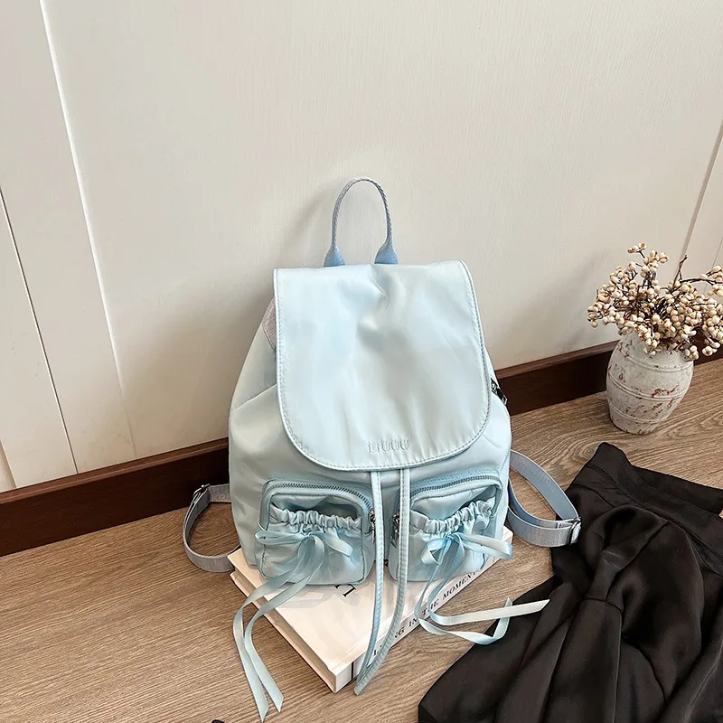 Korean College Sle Casual Backpack Large Capaci Ballet Girl Knot Double Shoulder Bag Student Bag Nylon Material
Korean College Sle Casual Backpack Large Capaci Ballet Girl Knot Double Shoulder Bag Student Bag Nylon Material