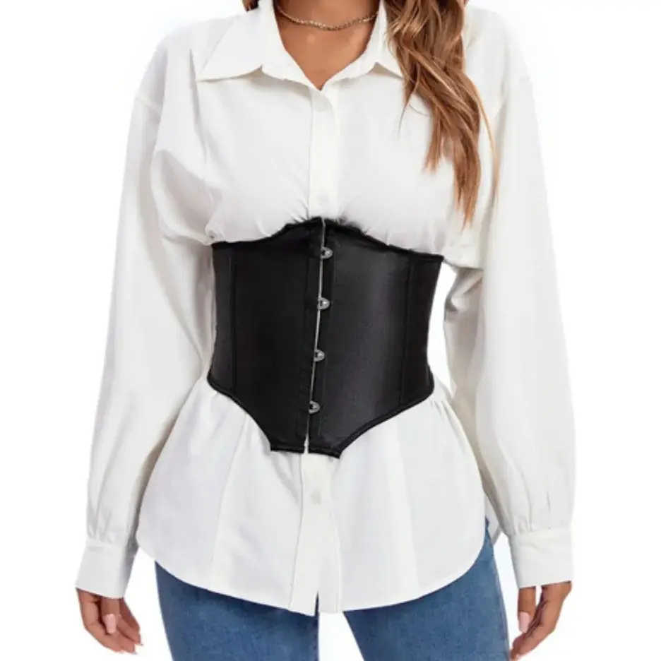 Women's Lace-up Corset Steampunk Steel Boned Waist Cincher Corsets Sexy Gothic Sashes Overbust Body Girdle Waist Slim Waist Tops
Women's Lace-up Corset Steampunk Steel Boned Waist Cincher Corsets Sexy Gothic Sashes Overbust Body Girdle Waist Slim Waist Tops
