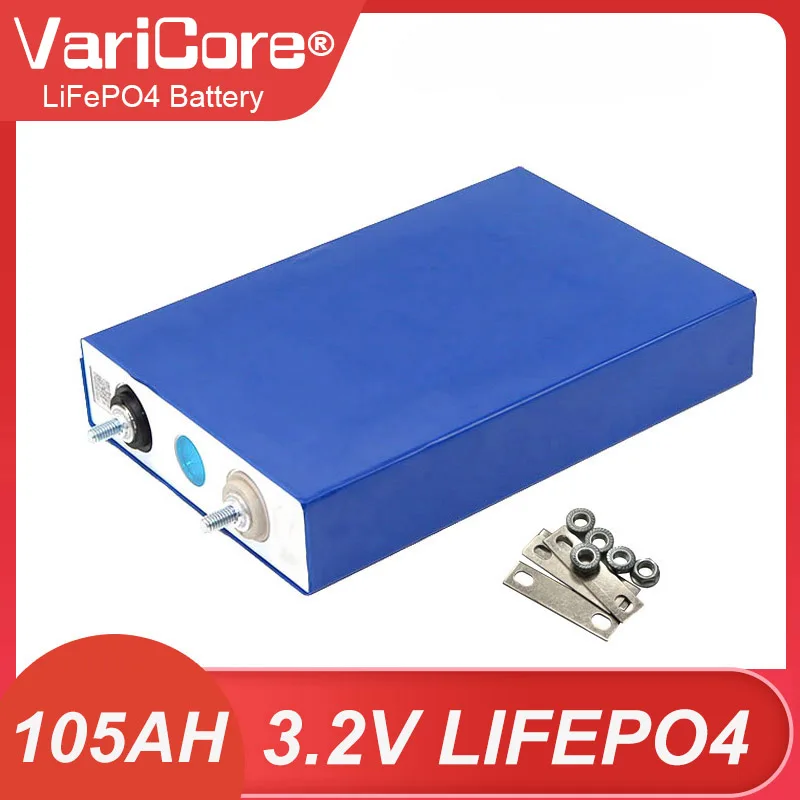 1pcs VariCore Original 3.2V 105Ah LiFePO4 Battery DIY 12V 24V Motorcycle Electric Car Solar Inverter Boat Batteries Grade A
1pcs VariCore Original 3.2V 105Ah LiFePO4 Battery DIY 12V 24V Motorcycle Electric Car Solar Inverter Boat Batteries Grade A