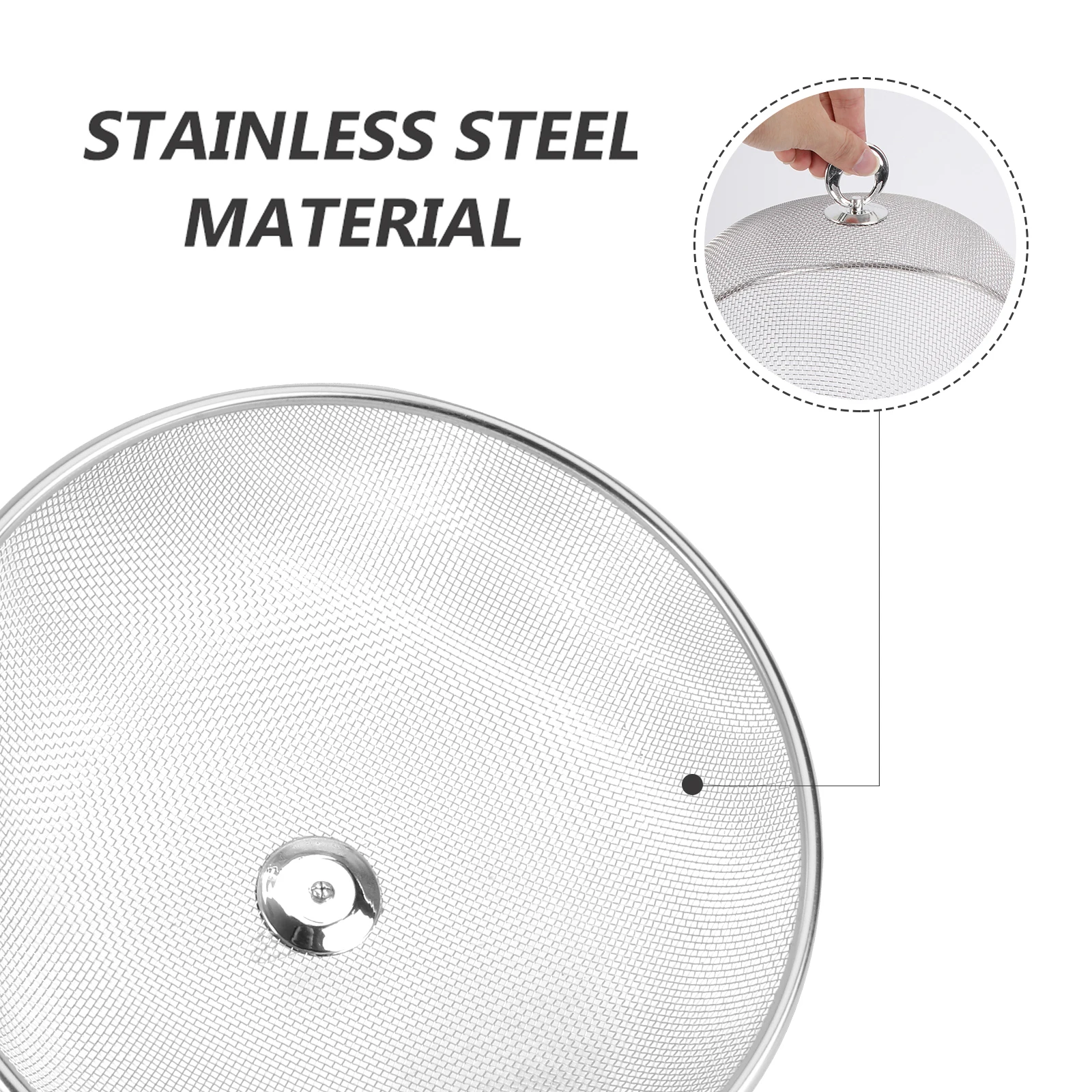 Stainless Steel Food Cover Foldable Picnic Outdoor Rustproof Kitchen Silver Round Long Use Mosquito Fly Barbecue Camping Home
Stainless Steel Food Cover Foldable Picnic Outdoor Rustproof Kitchen Silver Round Long Use Mosquito Fly Barbecue Camping Home
