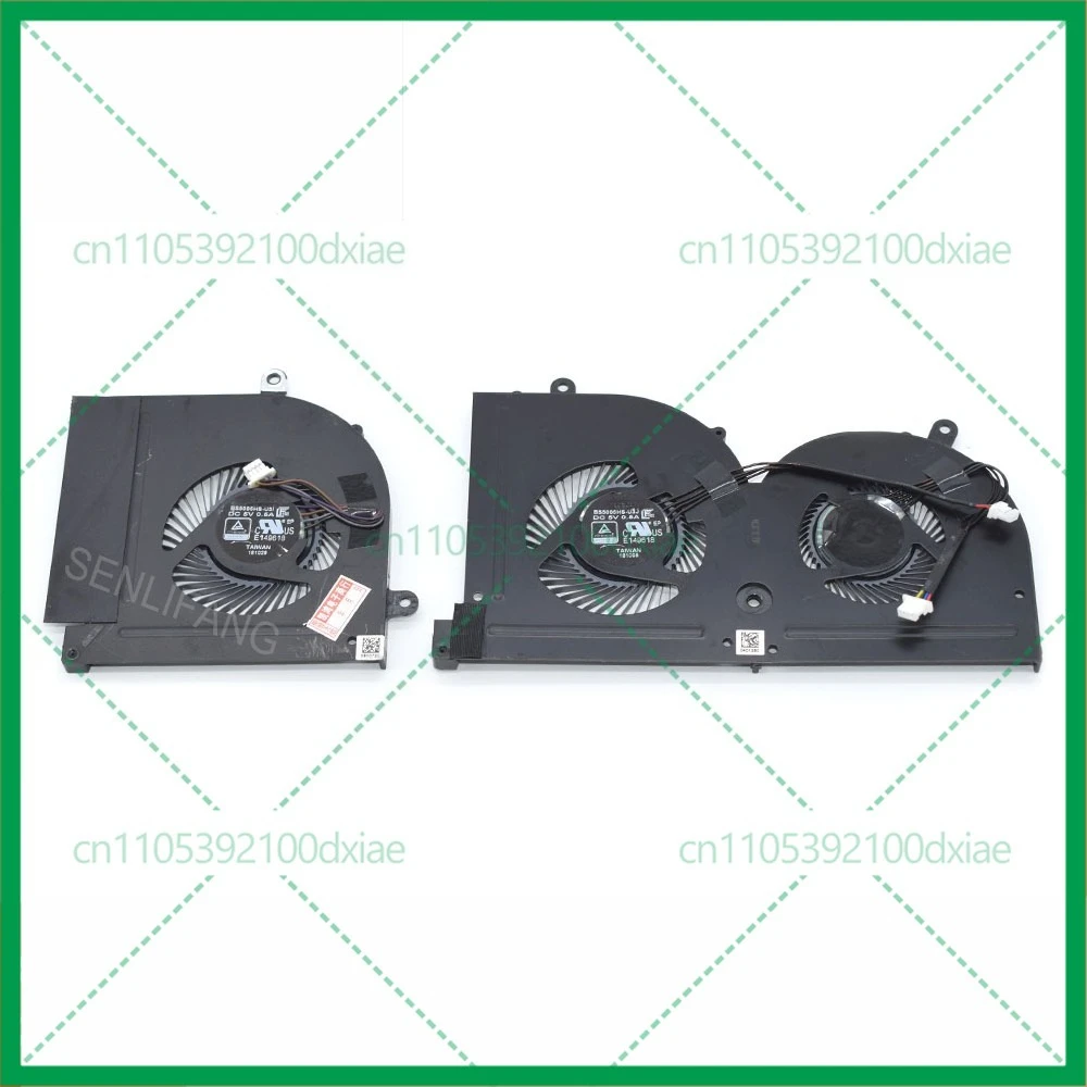 Новый вентилятор процессора и графического процессора BS5005HS-U3I BS5005HS-U3J для MSI GS75 P75 MS-17G1 MS-17G2 DC5V 0,5A охлаждение ноутбука 4 линии
Новый вентилятор процессора и графического процессора BS5005HS-U3I BS5005HS-U3J для MSI GS75 P75 MS-17G1 MS-17G2 DC5V 0,5A охлаждение ноутбука 4 линии