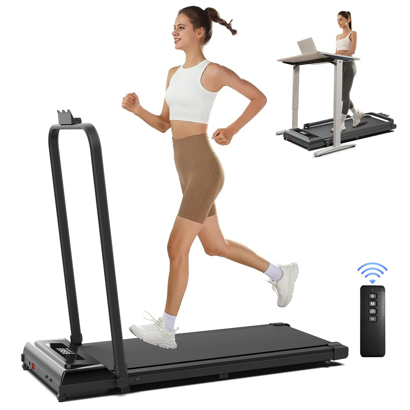 Remote Operated Foldable Electric Treadmill Portable Walking Pad Running Machine with LED Display for Home Office Gym Fit
Remote Operated Foldable Electric Treadmill Portable Walking Pad Running Machine with LED Display for Home Office Gym Fit