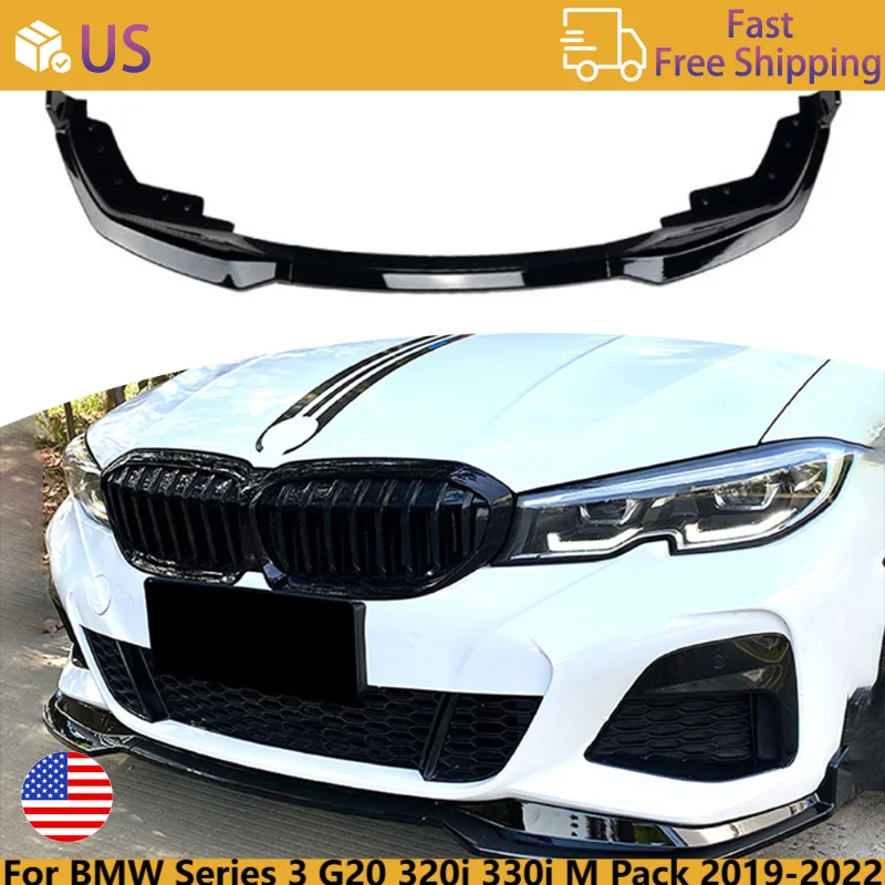 Front Bumper Lip Splitter Spoiler Diffuser Guard Body Kit For BMW Series 3 G20 320i 330i M Pack 2019-2022 Spoiler Diffuser Lower Bumper Guard Car Accessories
Front Bumper Lip Splitter Spoiler Diffuser Guard Body Kit For BMW Series 3 G20 320i 330i M Pack 2019-2022 Spoiler Diffuser Lower Bumper Guard Car Accessories