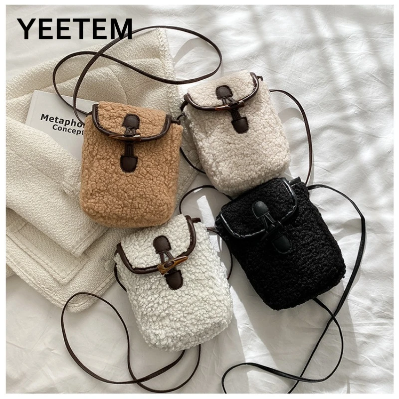 Popular Plush Mobile Phone Bag for Women Winter New Plush Crossbody Bag Coins Wallet Small Purse
Popular Plush Mobile Phone Bag for Women Winter New Plush Crossbody Bag Coins Wallet Small Purse