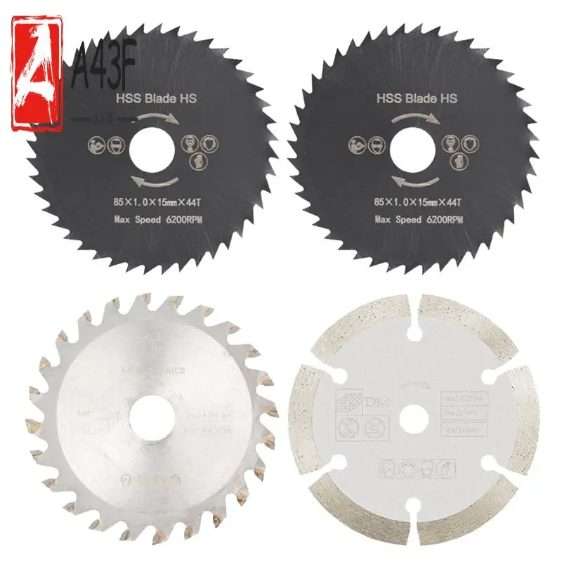 A43F-Micro дисковая пила, 4 шт., 85 мм, алмазная пила для резки металла, алюминия, режущий инструмент HSS/TCT
A43F-Micro дисковая пила, 4 шт., 85 мм, алмазная пила для резки металла, алюминия, режущий инструмент HSS/TCT