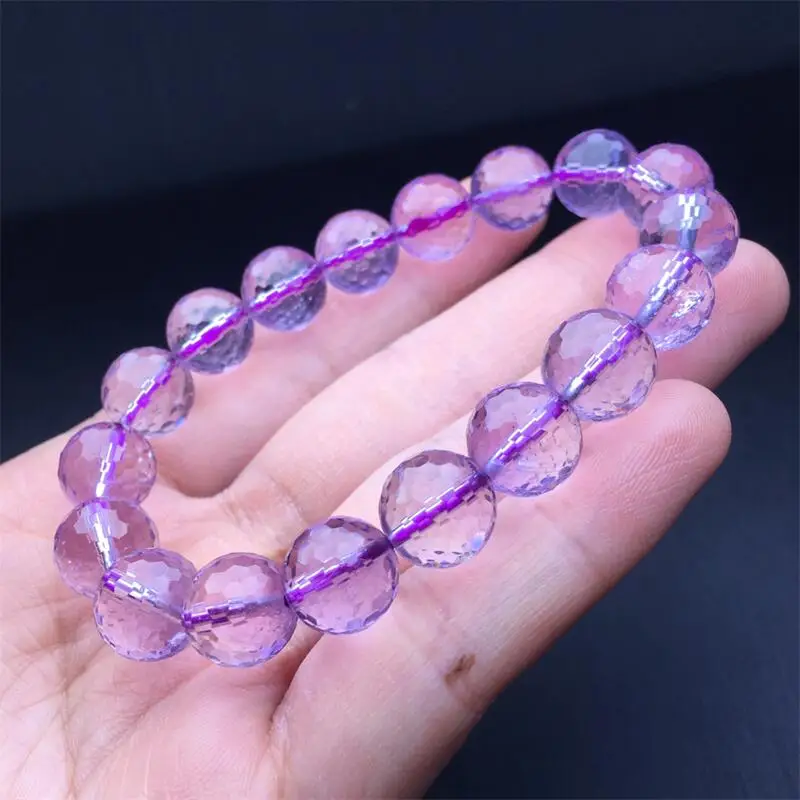 10MM Natural Amethyst Facet Bead Bracelet Handmade Crystal Jewelry Stretch Children Birthday Gift 1PCS
10MM Natural Amethyst Facet Bead Bracelet Handmade Crystal Jewelry Stretch Children Birthday Gift 1PCS