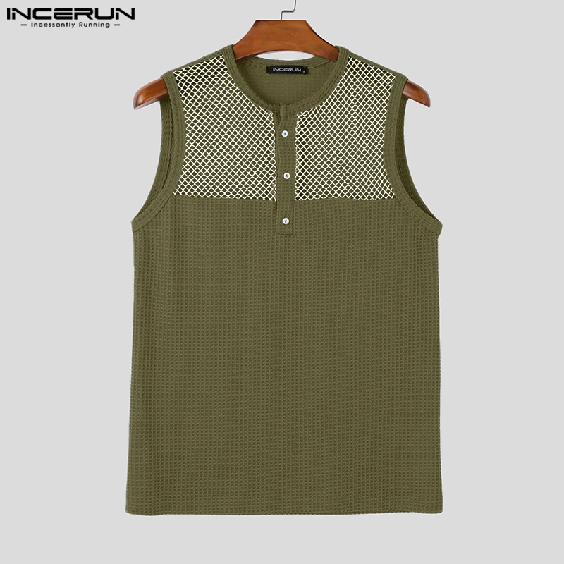INCERUN Hansome мужские летние майки сетчатые топы повседневные без рукавов с круглым вырезом модные 2025 мужские жилеты майки
INCERUN Hansome мужские летние майки сетчатые топы повседневные без рукавов с круглым вырезом модные 2025 мужские жилеты майки
